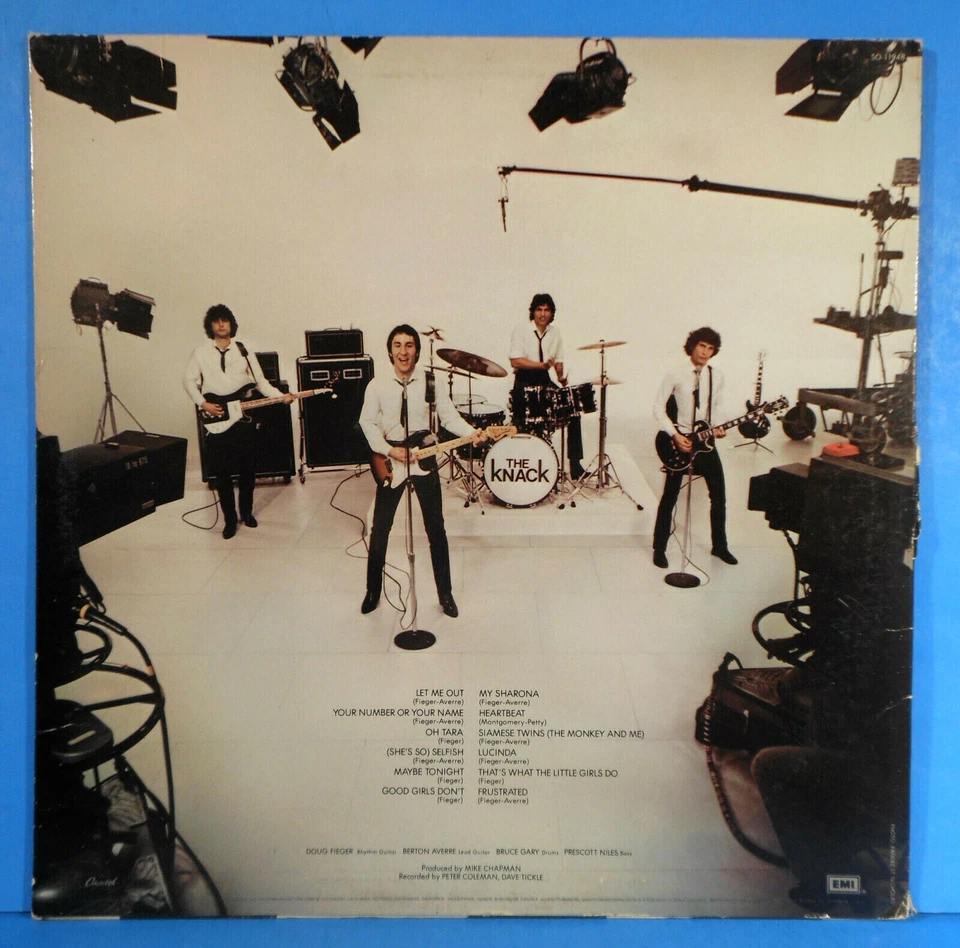 THE KNACK GET THE KNACK LP 1979 ORIGINAL "MY SHARONA" GREAT CONDITION! VG+/VG!!B - Image 2 of 4