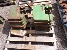 Tractor, John Deere 12 30 Series Suitcase Weights, Tag #3125