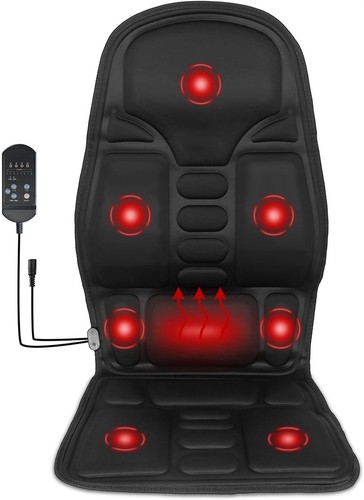Multifunctional Car Chair Body Massage Seat Cushion Home Heated Mat Back Neck - Picture 19 of 26