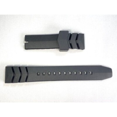 GRAND SEIKO Genuine E006011J9 22mm Black Silicone Rubber