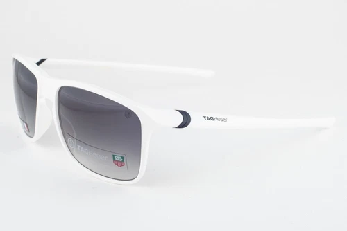 Tag Heuer 27 Degree 6042 White Black / Gray Gradient Sunglasses TH6042 107