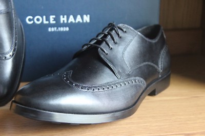 Cole Haan Jay Grand Wingtip Oxford Men Black Shoe Size 12  display picture 1