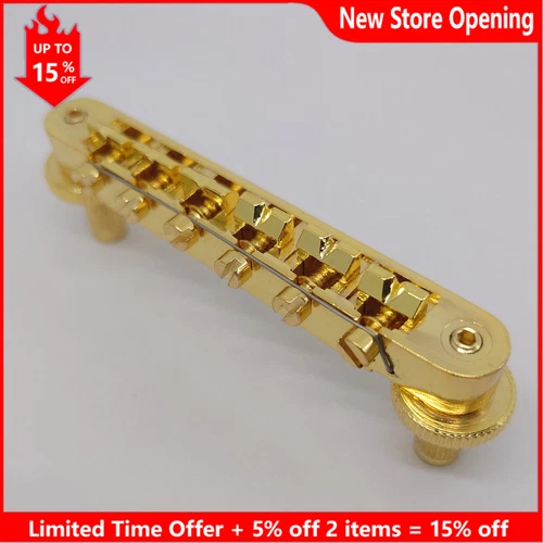 Guitar Bridge For Gibson ABR-1 Tune-o-matic Bridge Gold 52 MM