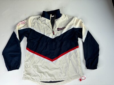 Chicago White Sox 1/4 Zip Pullover Jacket Windbreaker Infinity Men Medium Lined