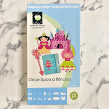 1 Cricut Art Cartridge Once Upon a Princess Paper Doll Craft Box Overlay Booklet