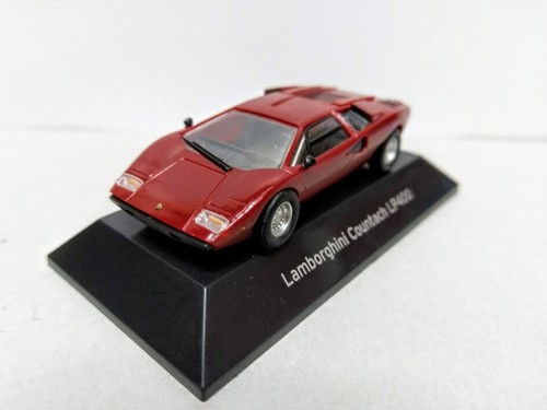 F-Toys 1/64 Sport Racing Car Lamborghini Countach LP400 Red - Picture 2 of 4