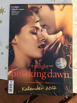 Twilight Breaking Dawn1 Edward Cullen Bella Swan Jacob Sehr schöner Kalender