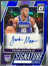 2017-18 Donruss Optic Signature Series Frank Mason III 20/25 NM+ Kings Blue RC