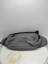 Tinyat Fanny Pack Bag Gray Waist Belt Travel Hiking Waterproof Light Outdoor