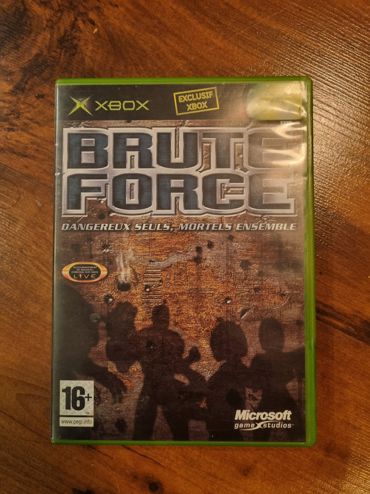 Boitier XBOX et notice : Brute Force (pas de jeu)