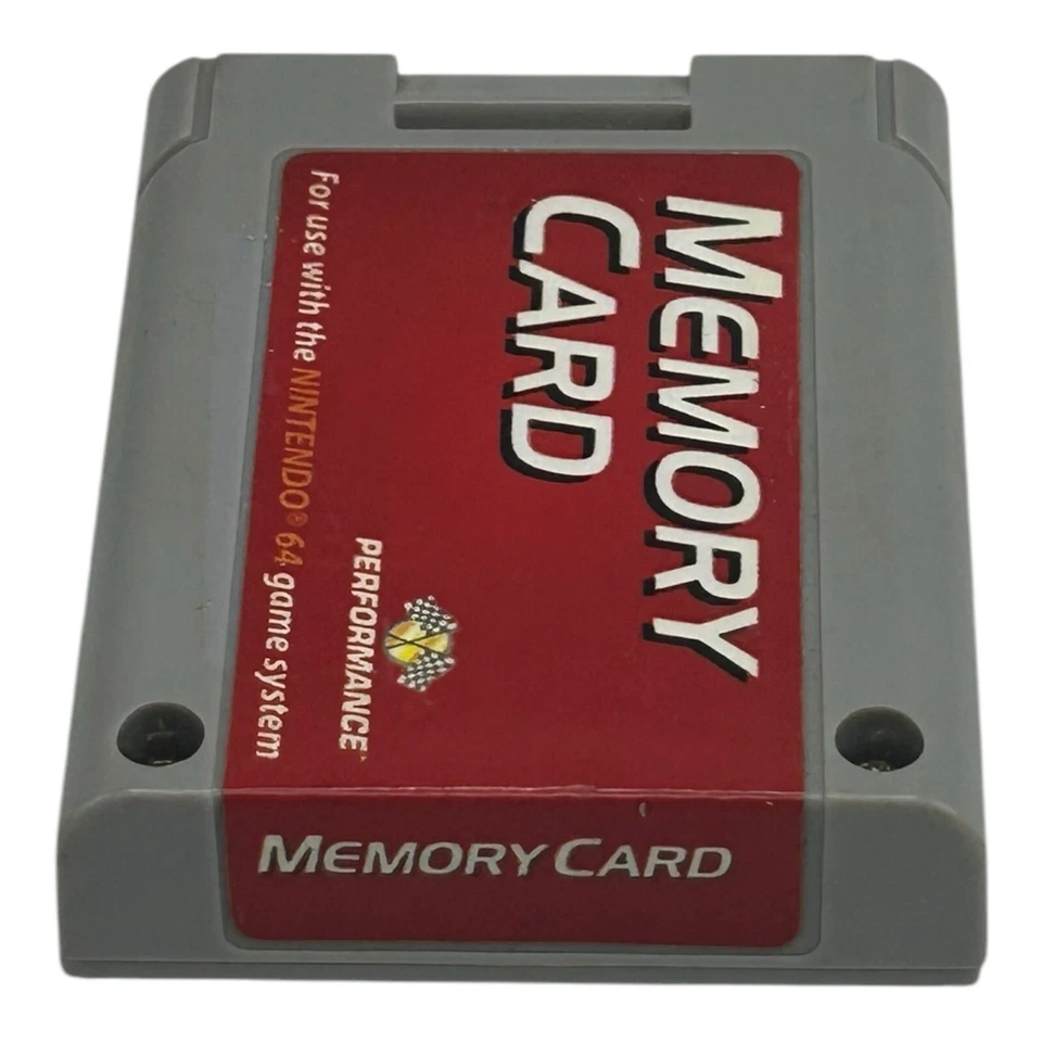 Tarjeta de memoria Nintendo 64 con estuche de almacenamiento proporciona 123 páginas de juego de memoria Foto 3 de 4
