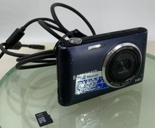 Samsung Digital Camera ST72 Blue  16GB Memory Card AND WIRE- Tested - 986