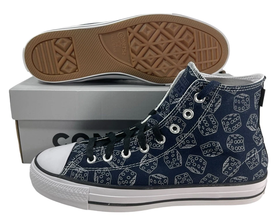 Zapatilla deportiva Converse Chuck Taylor All Star CTAS Pro Hi Dice Craps A03222C para hombre 9,5 Foto 3 de 4