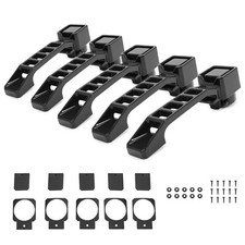 For Jeep Wrangler Jkjku 2007-2018 Black Exterior Door Handles Aluminum Kit