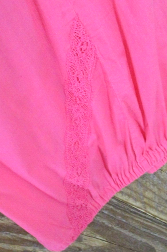Victorias Secret Coral Cotton Eyelet Lace Capri PJ Pants Size Small Women's EUC - Picture 5 of 6