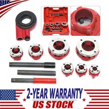 Pipe Threader Kit w/ Hand Ratchet + 3/8",1/2",3/4",1",1-1/4",1-1/2",2" Dies