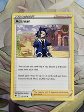 Adaman - 135/189 Astral Radiance Non - Holo Rare Pokemon Card - Theme Deck