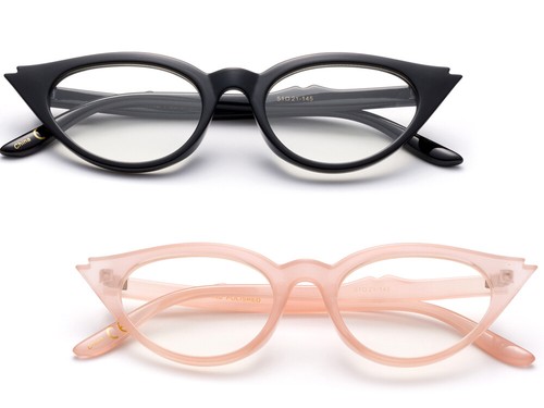 Elegant Cat Eye Clear Lens Glasses Vintage Retro Classic Eyewear Cateye UV 100% - Picture 10 of 12