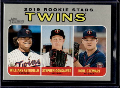 2019 Topps Heritage #386 Twins 2019 Rookie Stars Astudillo