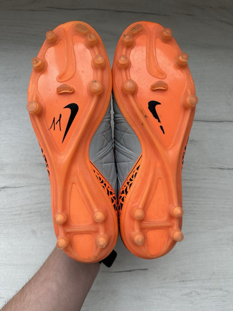 Nike Hypervenom Phinish FG Soccer Cleats Orange Gray 749901  display picture 3