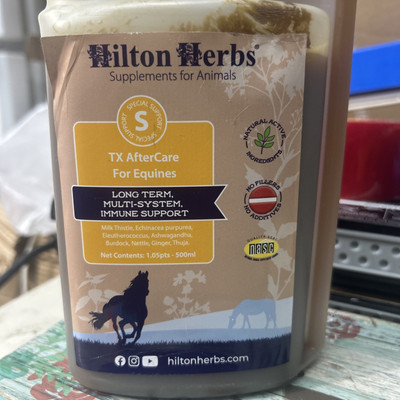 HILTON HERBS SUPP FOR ANIMALS EQUINES HORSE MULTI IMMUNE SYSTEM SUPPORT 500ML