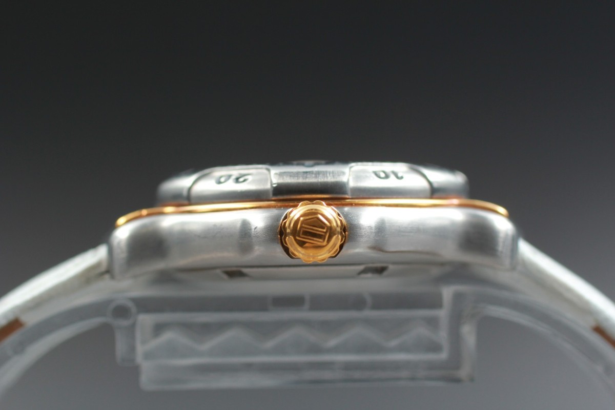 Vintage [MINT] TAG Heuer 6000 Professional WH1351-K1 White Women's