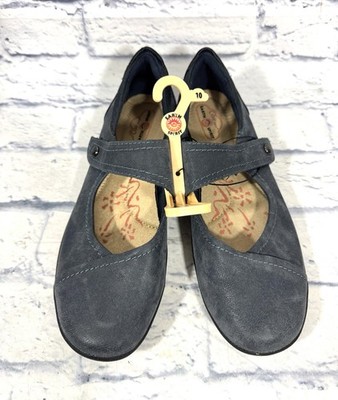 New Earth Spirit Women's 10 Tabi Mary Jane Shoes Cloud Ease Blue Comfort