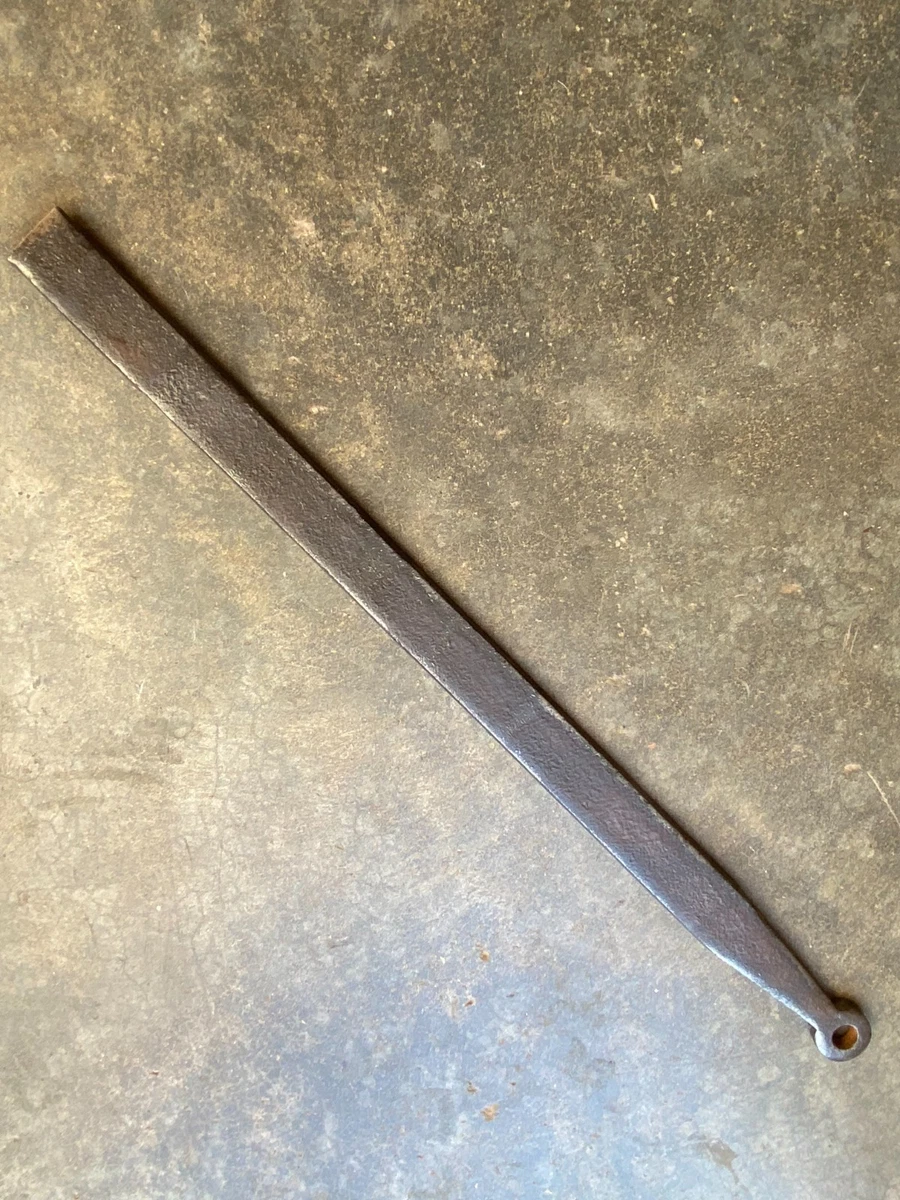 Ancien Loquet De Porte à Poucier Avec Barre - Ferrures En Fonte D'occasion