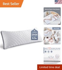 Body Pillow Insert - Full Body Pillow for Adults - Large Long Bed Pillow for ...