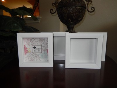Lawrence Frames 785255 Shadow Box Frame, 5x5, White