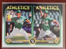 2024 Topps Update #US69 Osvaldo Bido/Tyler Ferguson RC Rookie Oakland Athletics