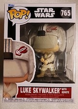Funko Pop! Vinilo: Star Wars - Luke Skywalker con control remoto #765