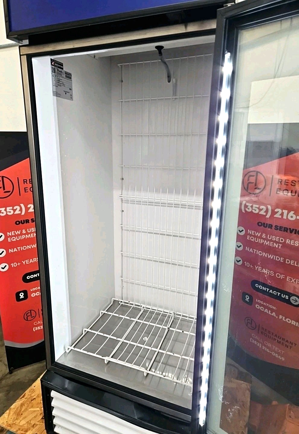 2019 TRUE Single Glass Door Freezer/Ice Merchandiser GDIM-26NT-LD - TESTED!