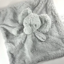 2015 Koala Baby Gray Elephant Security Blanket Plush  Lovey 14X14 Rattle