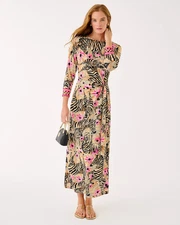 Lilly Pulitzer Demy Dolman Sleeve Maxi Dress Full Color And Size . Nwt