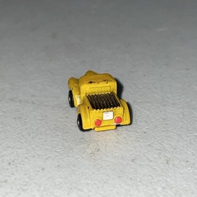 Micro Machines Insiders 1989 Ultra Small Mini Yellow Willys Truck