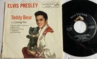 ELVIS PRESLEY 1957 Unplayed Looking TEDDY BEAR RCA 45 and Pic / RCA sleeve NM