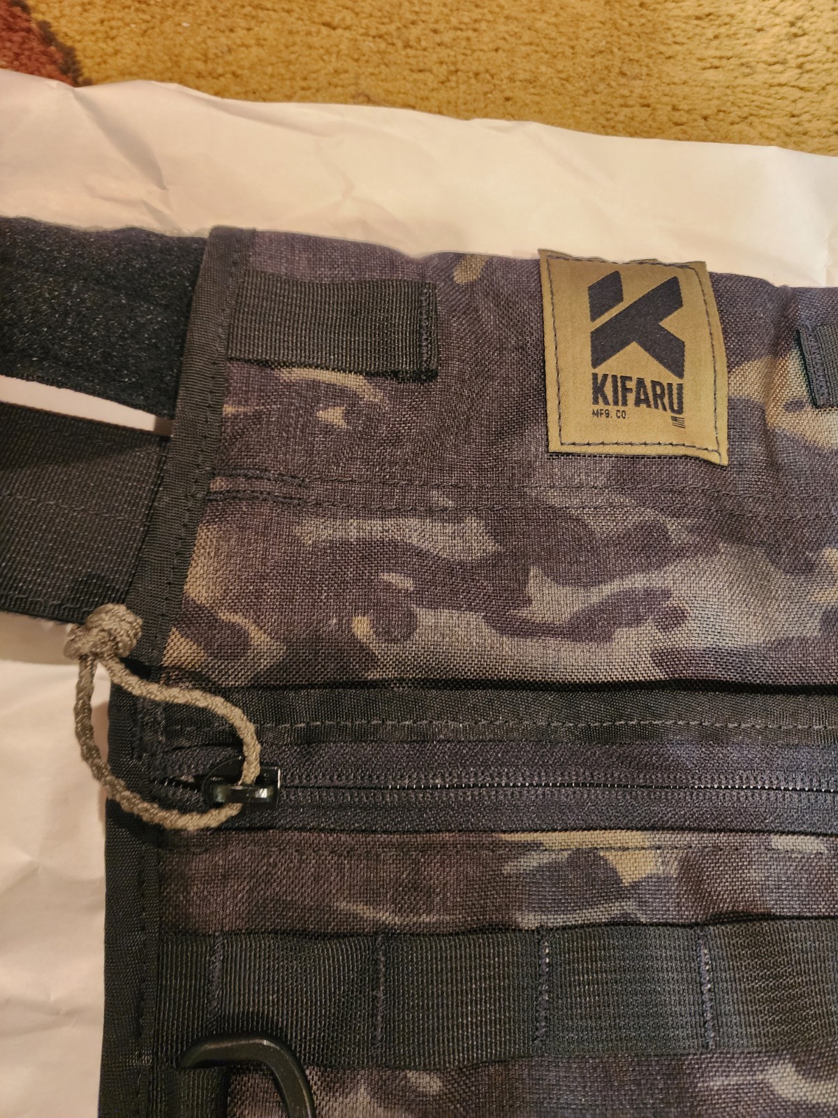 Kifaru black multicam standard field quiver holder with belt