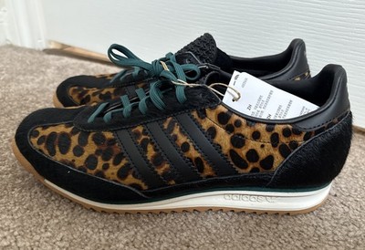 Adidas SL 72 OG “Leopard Print” Black Brown White Shoes (JI0187