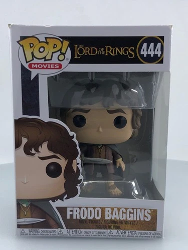 Funko POP! Movies Lord of the Rings Frodo Baggins #444 Vinyl Figure DAMAGED BOX