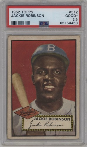 1952 Topps Jackie Robinson #312 PSA 2.5 GOOD+