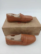 Sofft Allie Shoes Womens Size 6 Leather Loafers Comfort New Euro 37 Tan Slip On