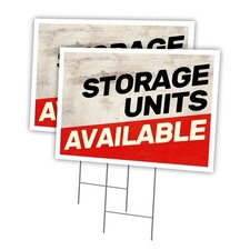 Storage Units Available Multi-Pack of Yard Signs & Stake Plastic Coroplast For R