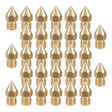 30 Pieces Mk8 Nozzle 0.4Mm 3D Printer Nozzles Extruder Print Head For 3D6251