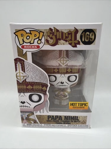 Funko Pop Rocks Ghost #169 Papa Nihil – Hot Topic Exclusive Damaged Box