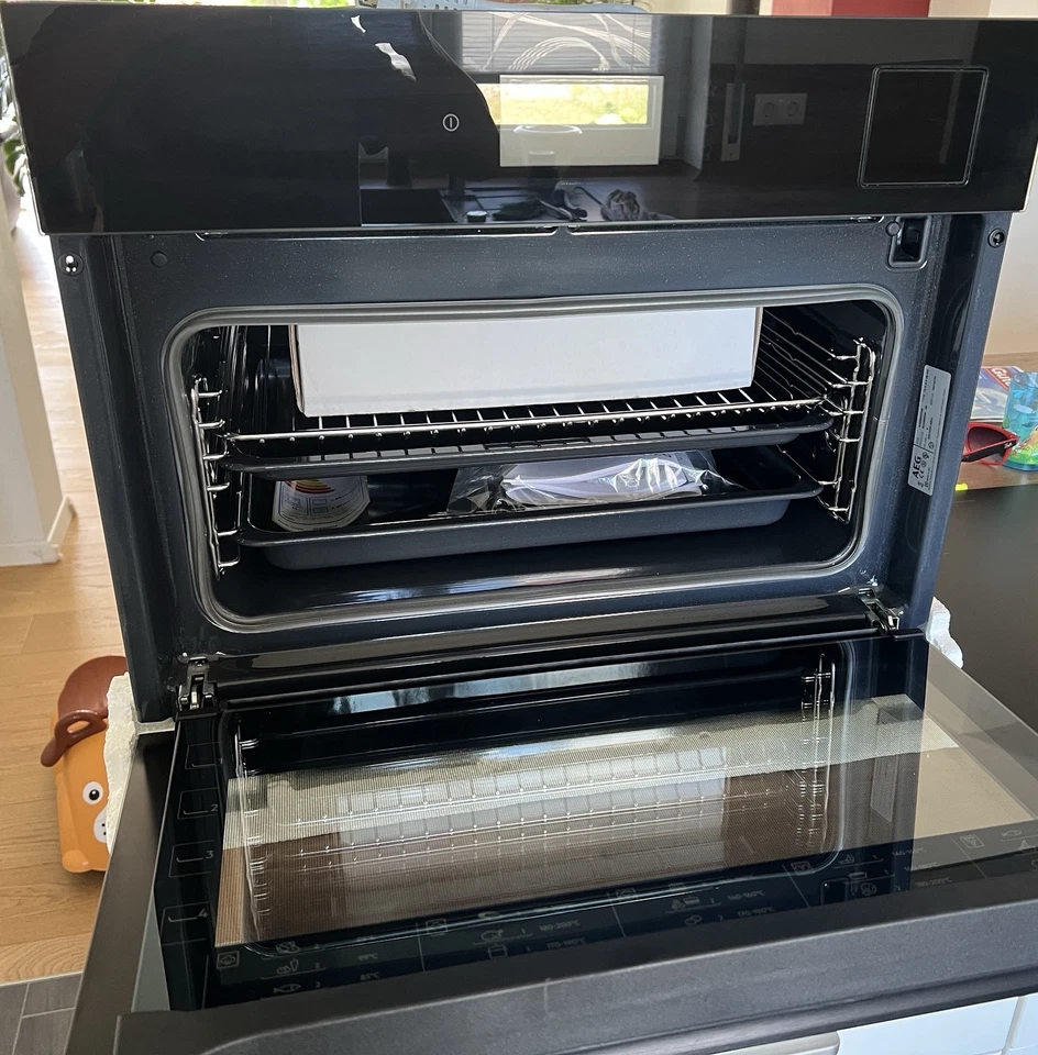 Dampfgarer Kompaktbackofen - AEG 45x60 Steam Pro - (NEU) Backofen - Bild 2 von 4