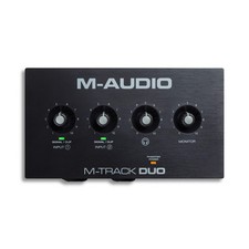 M-AUDIO M-TRACK DUO 2-Channel USB Audio Interface 2 Crystal Preamps