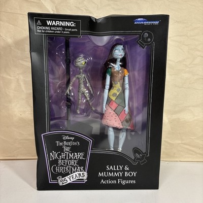 The Nightmare Before Christmas Sally & Mummy Action Figure NIB - box damage 