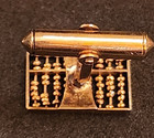 14k Abacus Cufflinks Movable Beads — photo 3