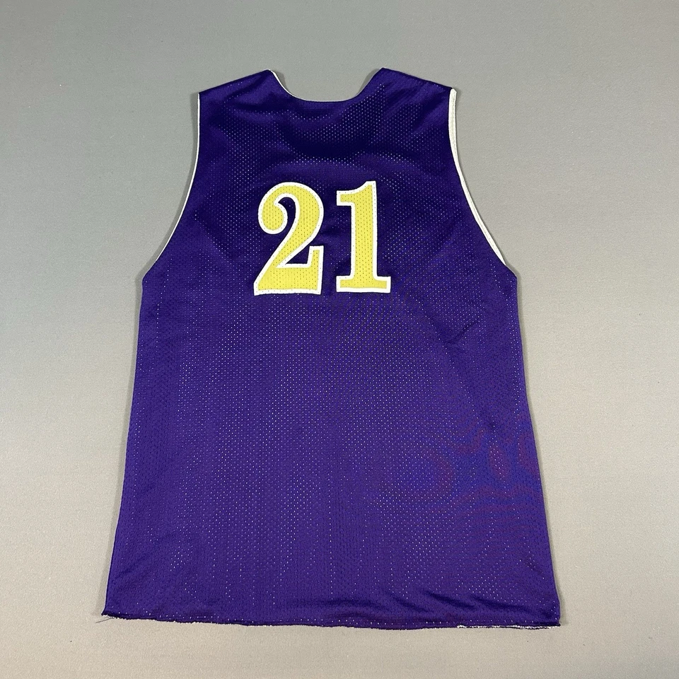 Camiseta deportiva de baloncesto JMU Dukes para hombre de gran longitud +2 emitida por el equipo de colección Russell EE. UU. Foto 4 de 4